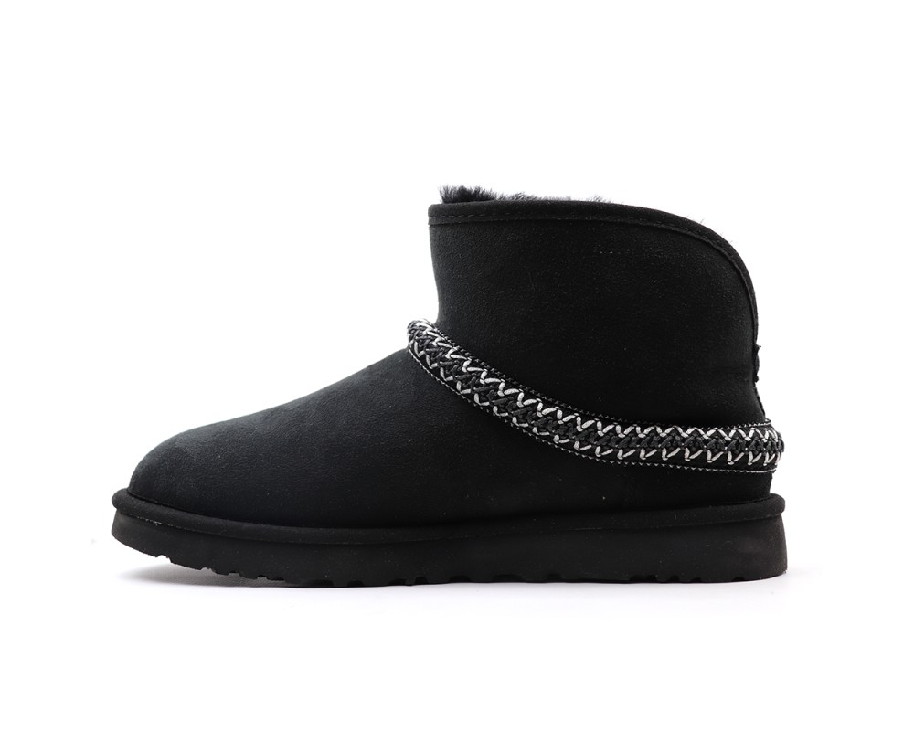 Купить UGG Classic Mini Cresent Black