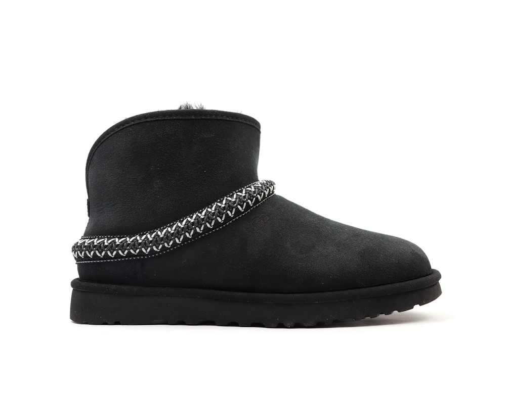 Купить UGG Classic Mini Cresent Black