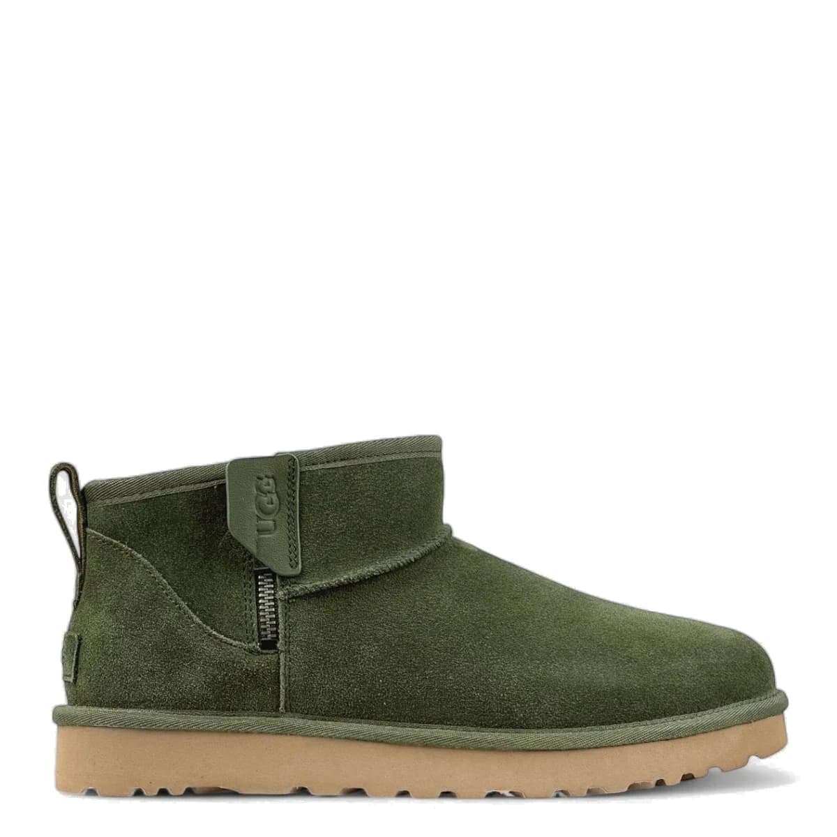 UGG Mens Classic Ultra Mini Zip - Khaki
