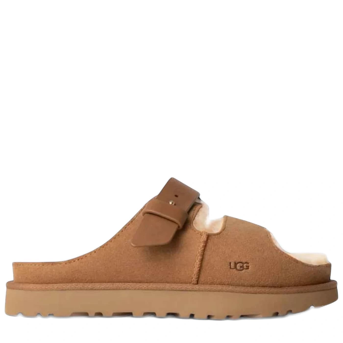 UGG Greenport Strap Slide - Chestnut