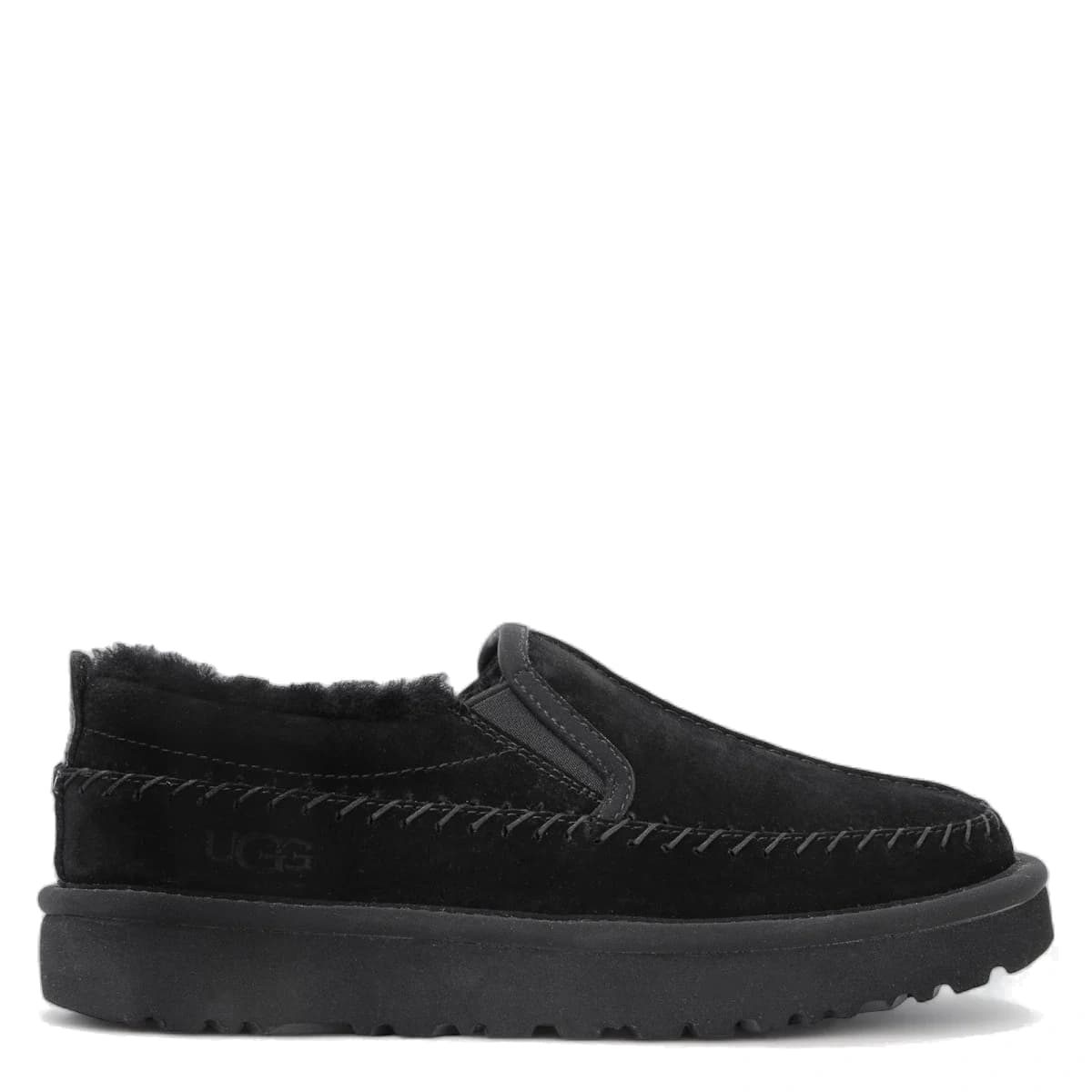 UGG Mens Stitch Slip On - Black — фото 1