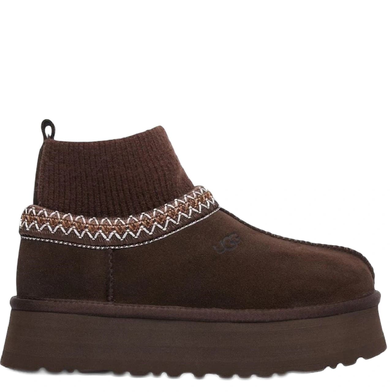 UGG Tazz Platform Knit - Chocolate