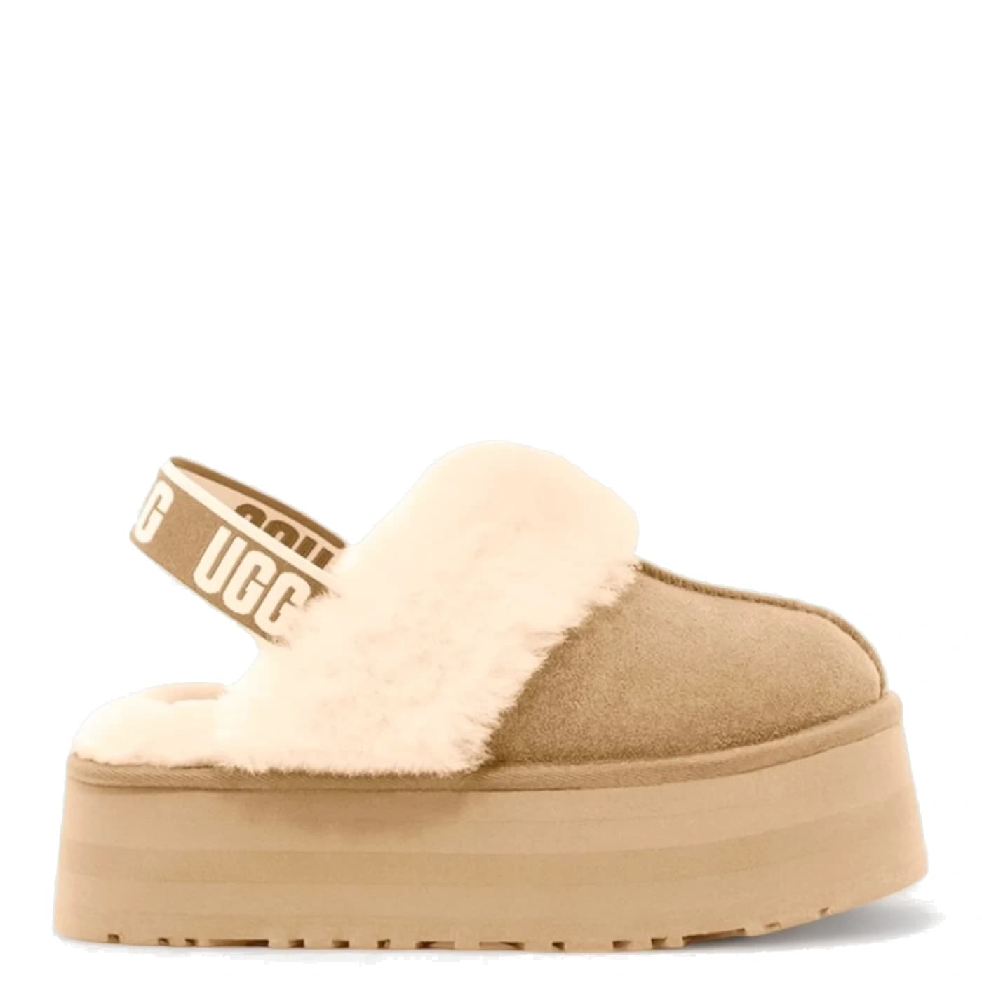 UGG Funkette Suede Platform - Sand