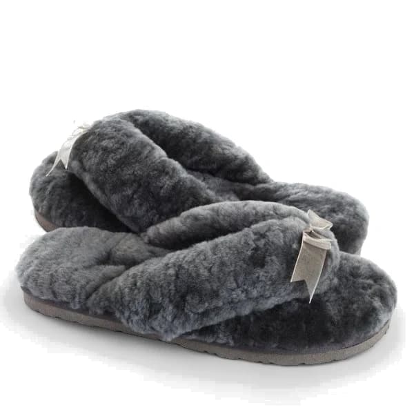UGG Fluff Flip Flop - Grey — фото 1