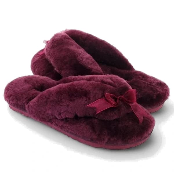 UGG Fluff Flip Flop - Dark Purple — фото 1