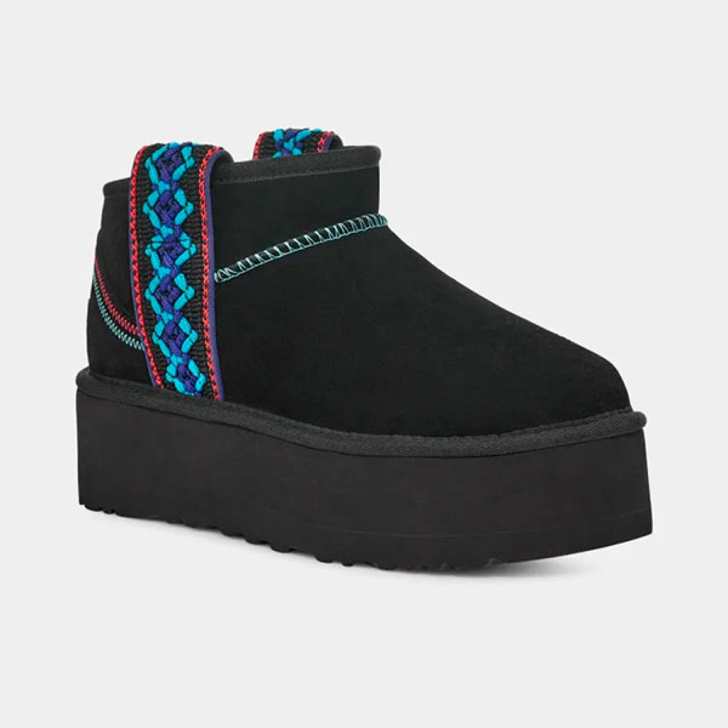 Classic Ultra Mini Braid Platform Black