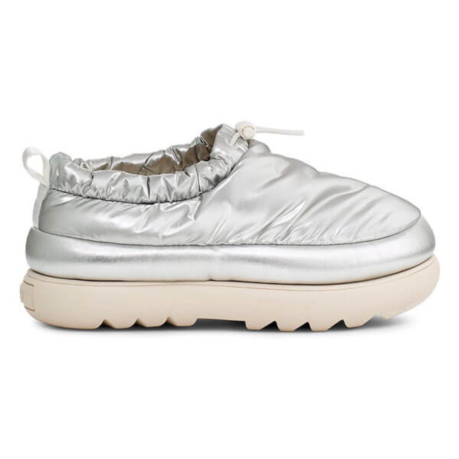 Maxi Braid Clog Silver