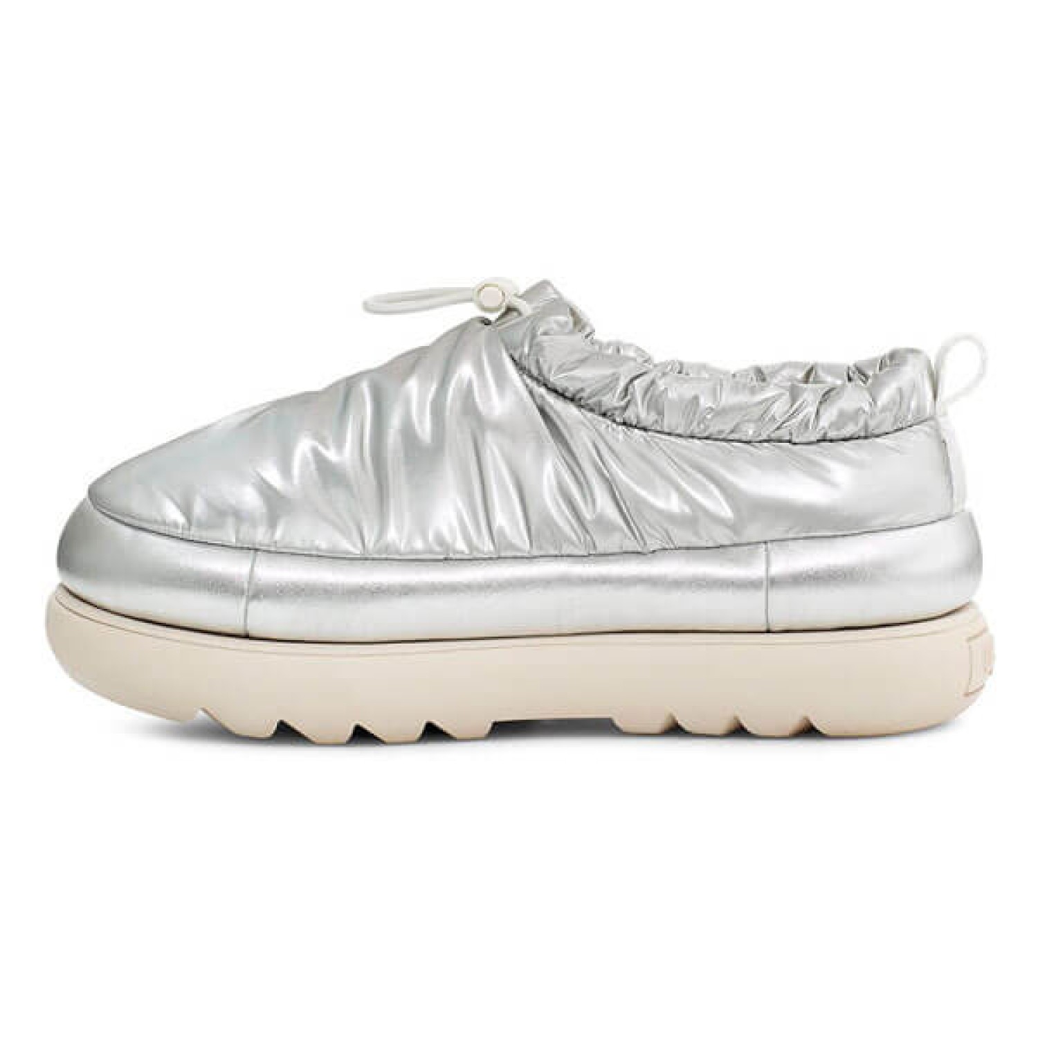 Maxi Braid Clog Silver