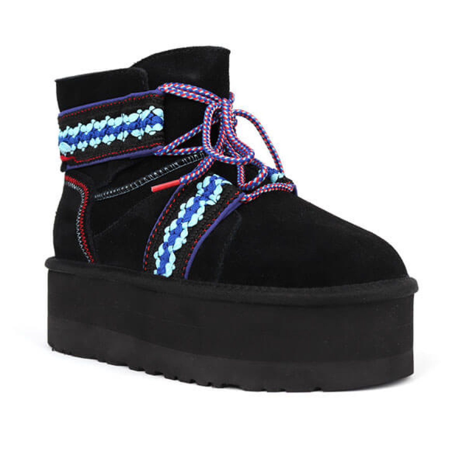 Mini Braid Platform Black