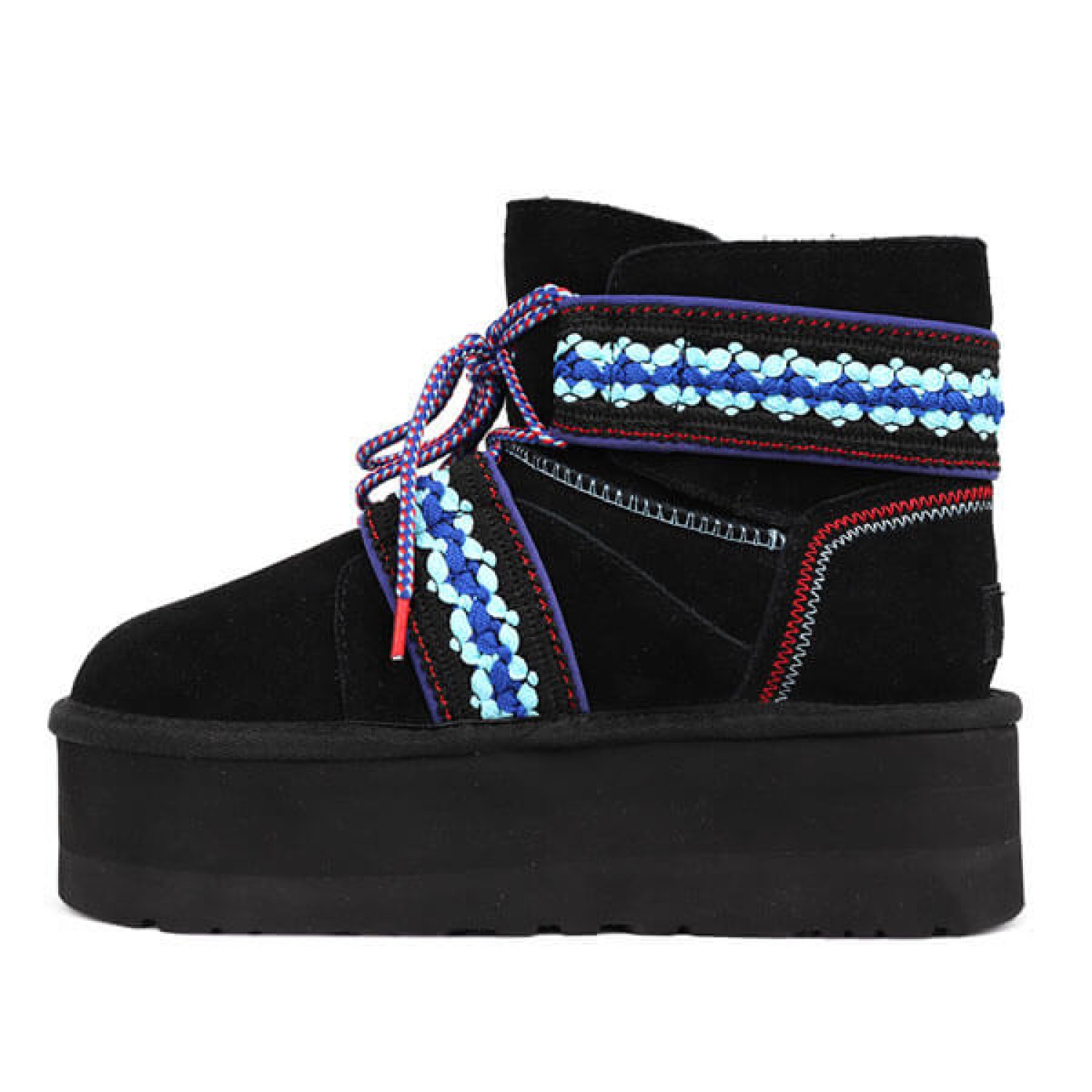 Mini Braid Platform Black