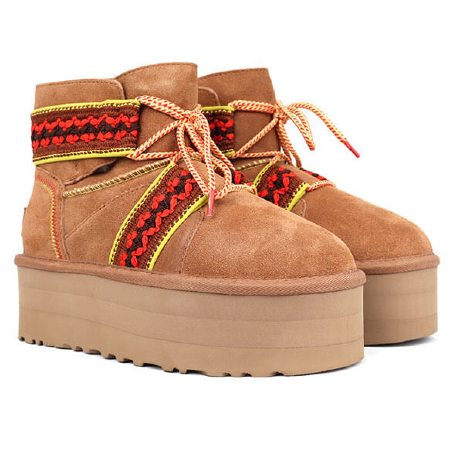 Mini Braid Platform Chestnut