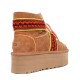 Mini Braid Platform Chestnut