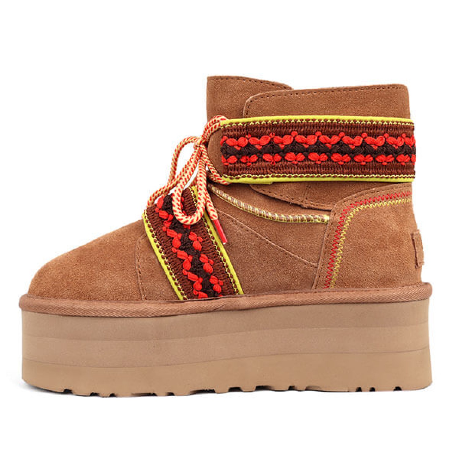 Mini Braid Platform Chestnut