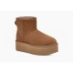 Classic Mini Platform Boot - Chestnut