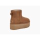 Classic Mini Platform Boot - Chestnut