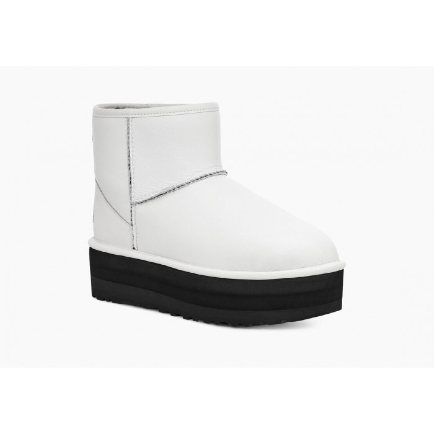 Classic Mini Platform Boot - Ultra Matte White