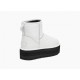 Classic Mini Platform Boot - Ultra Matte White