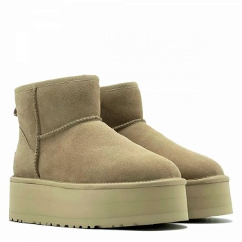 Classic Mini Platform Boot - Sand