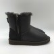 UGG Mini Double Zip Metallic Chocolate