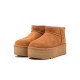 Ultra Mini Platform Boot - Chestnut