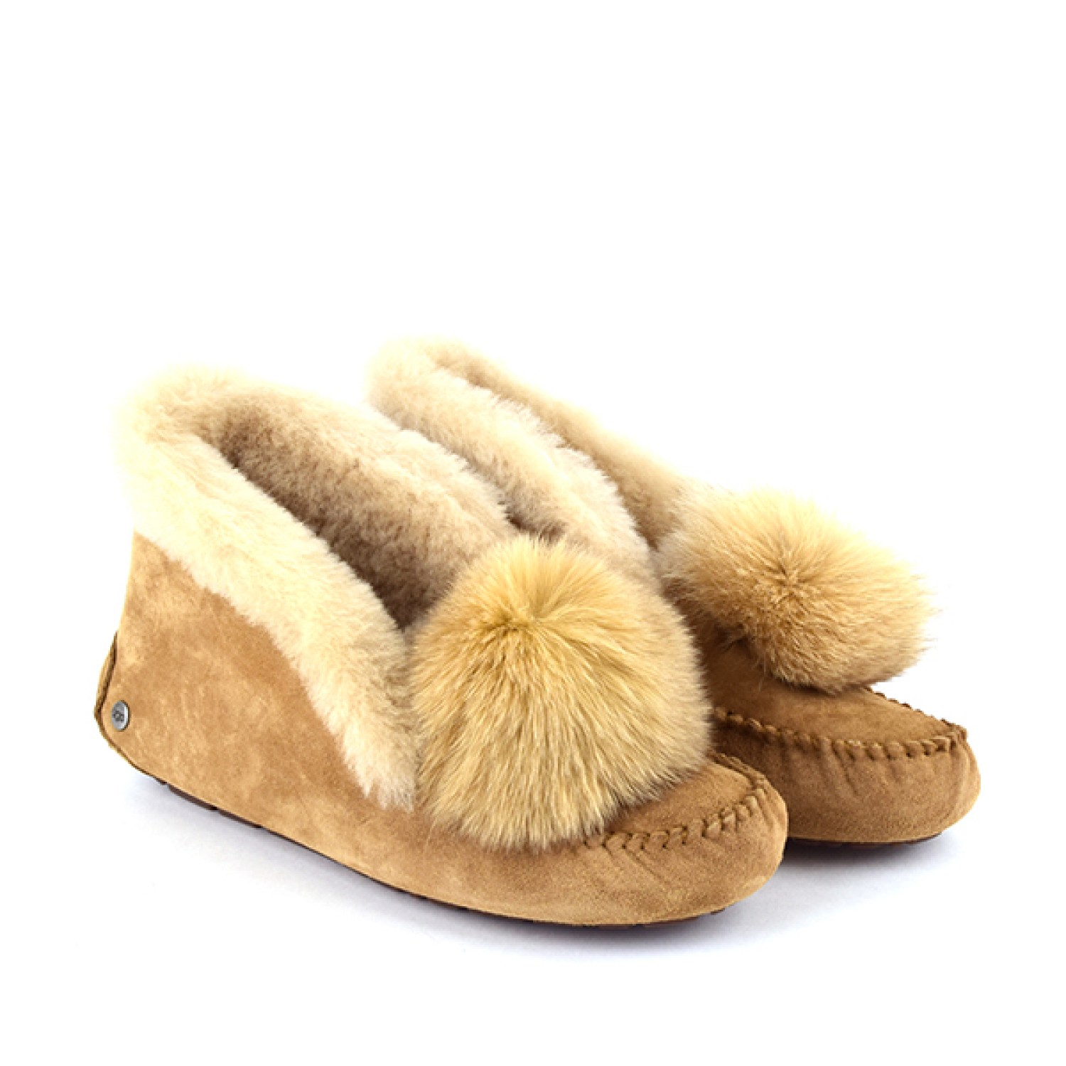 UGG Alena Pom Pom Chestnut