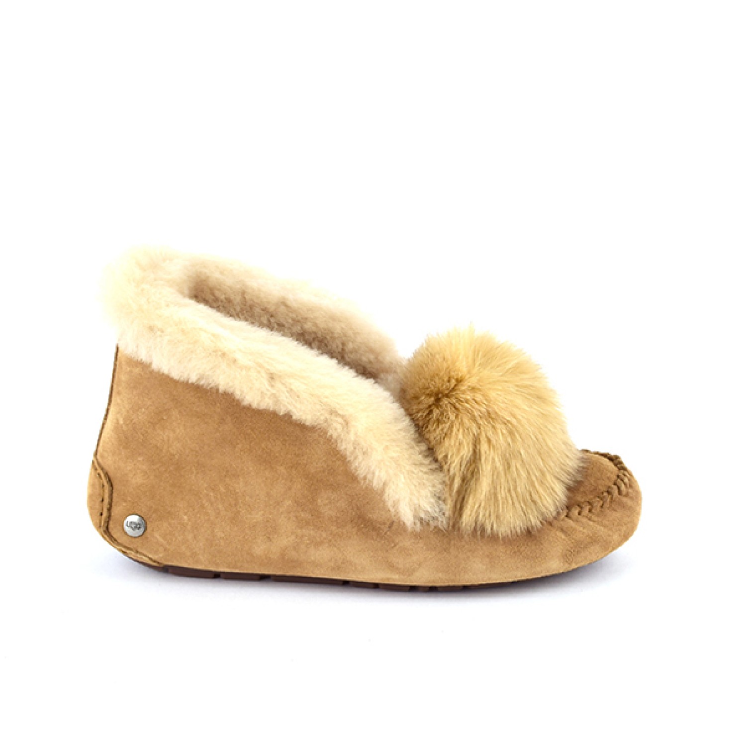 UGG Alena Pom Pom Chestnut