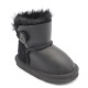 UGG Kids Mini Bailey Button Metallic Black