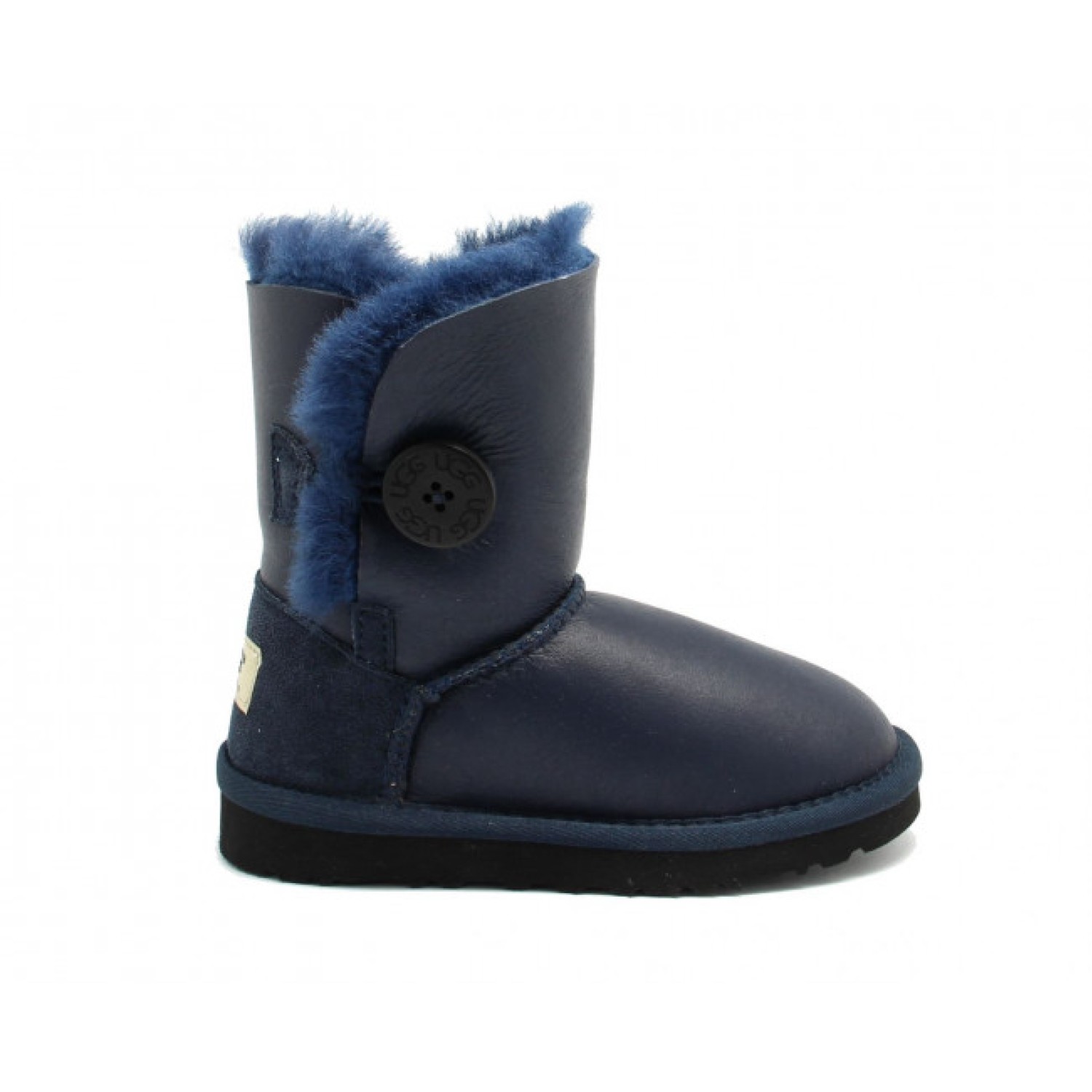 KIDS Bailey Button Metallic Navy