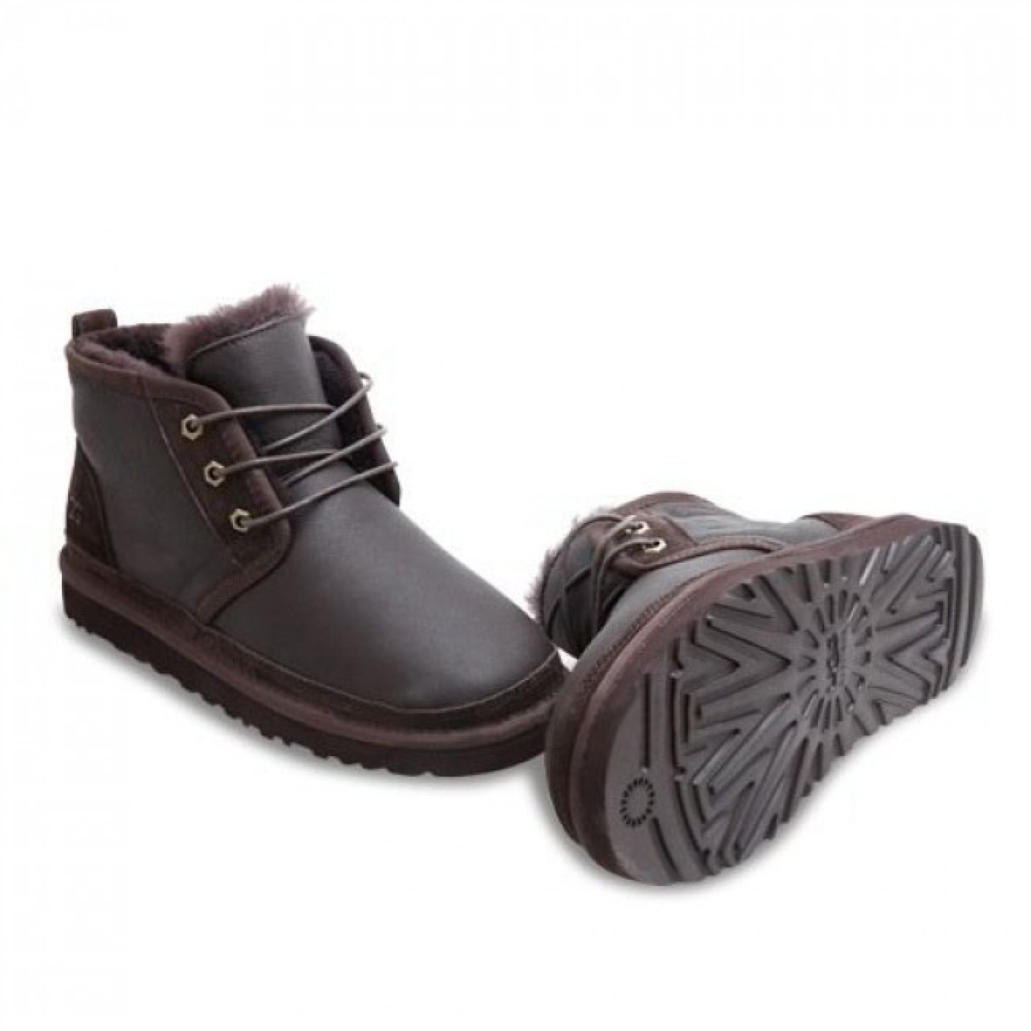 MENS Neumel Boots Metallic Chocolate