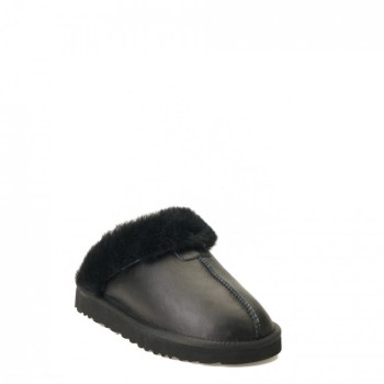 MENS Slippers Scufette Metallic Black