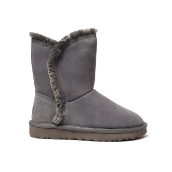 CLASSIC SHORT FLUFF HIGH-LOW GREY