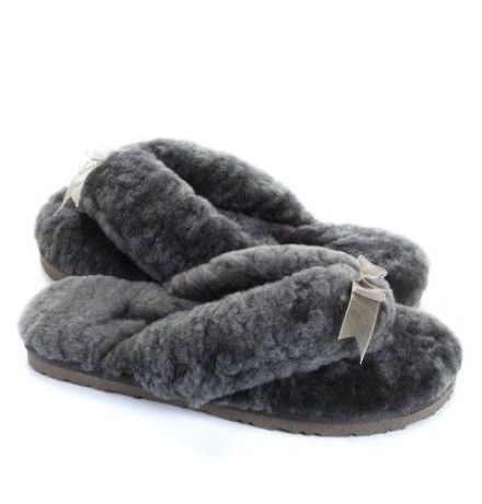 UGG Fluff Flip Flop II Grey