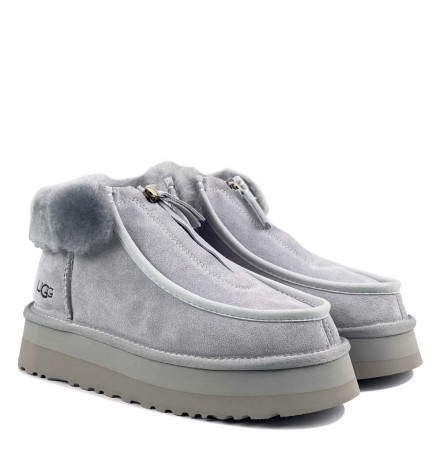 UGG Funkette Platform Boots Grey-Violet