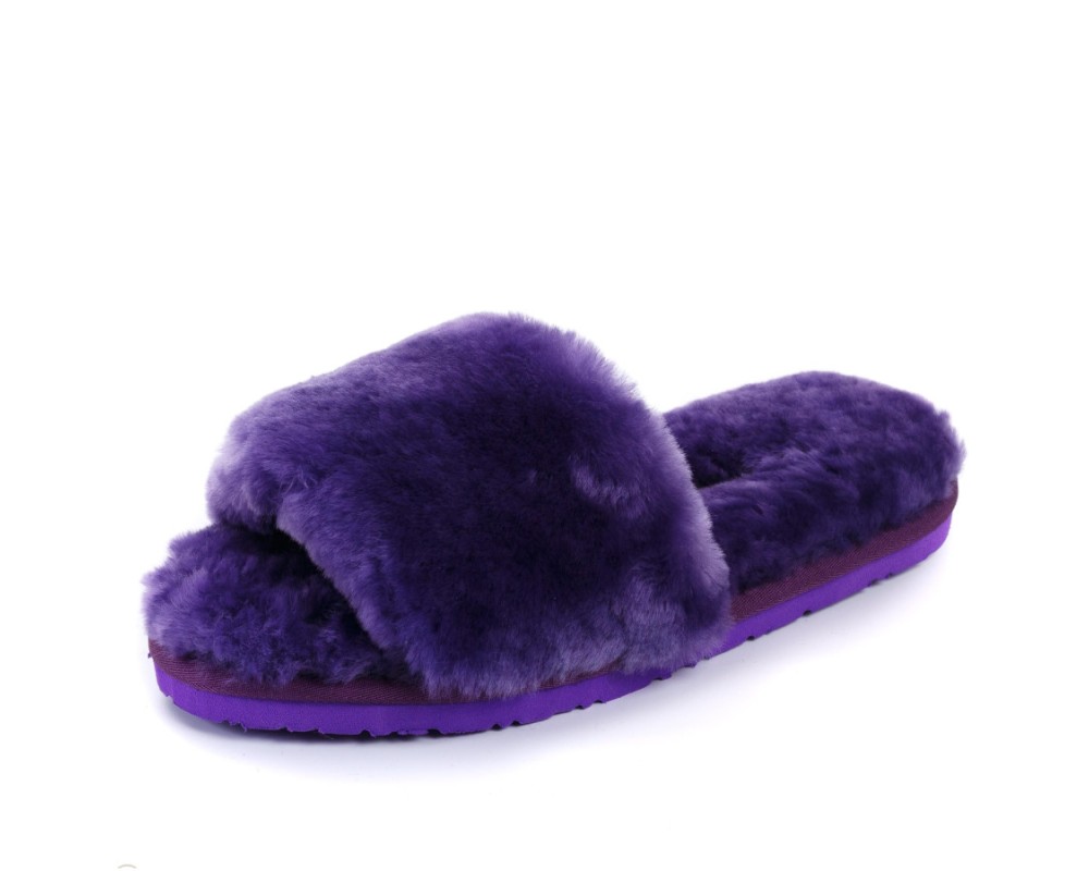 Купить UGG Fluff Slide Slippers Purple