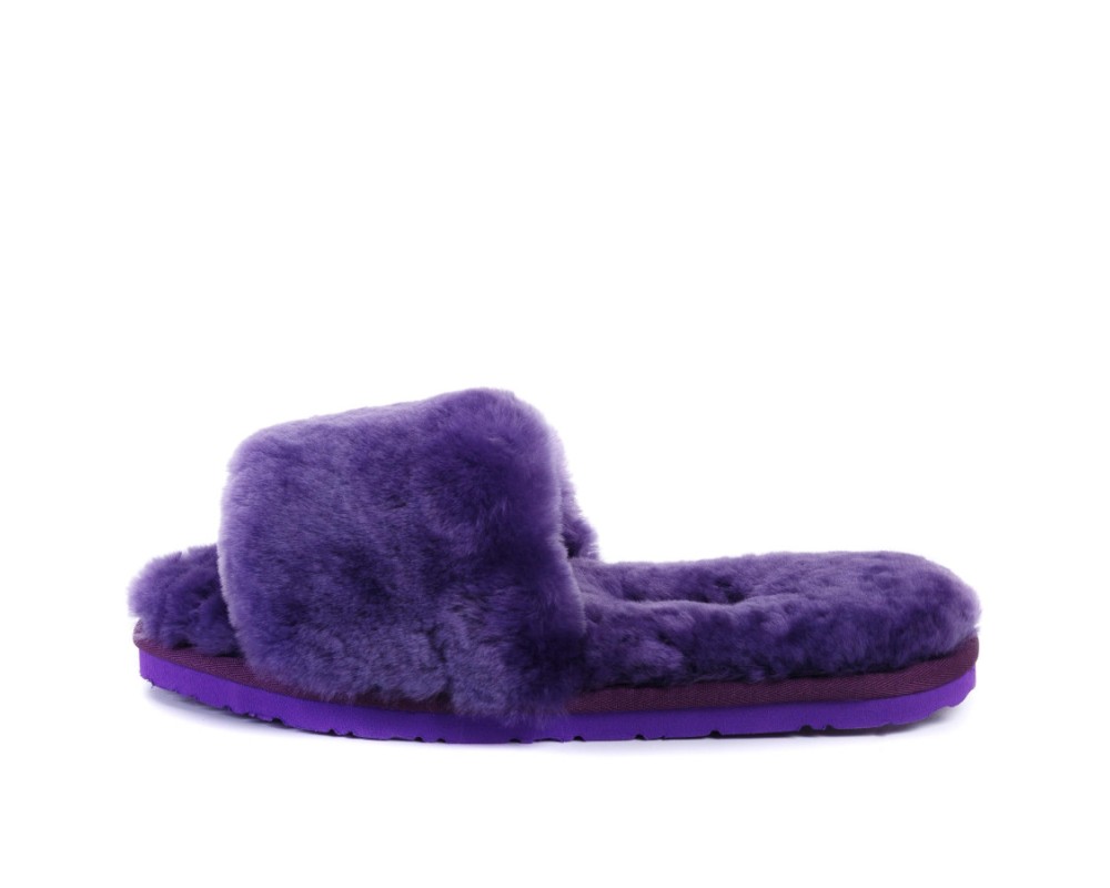 Купить UGG Fluff Slide Slippers Purple