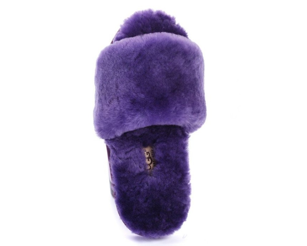 Купить UGG Fluff Slide Slippers Purple