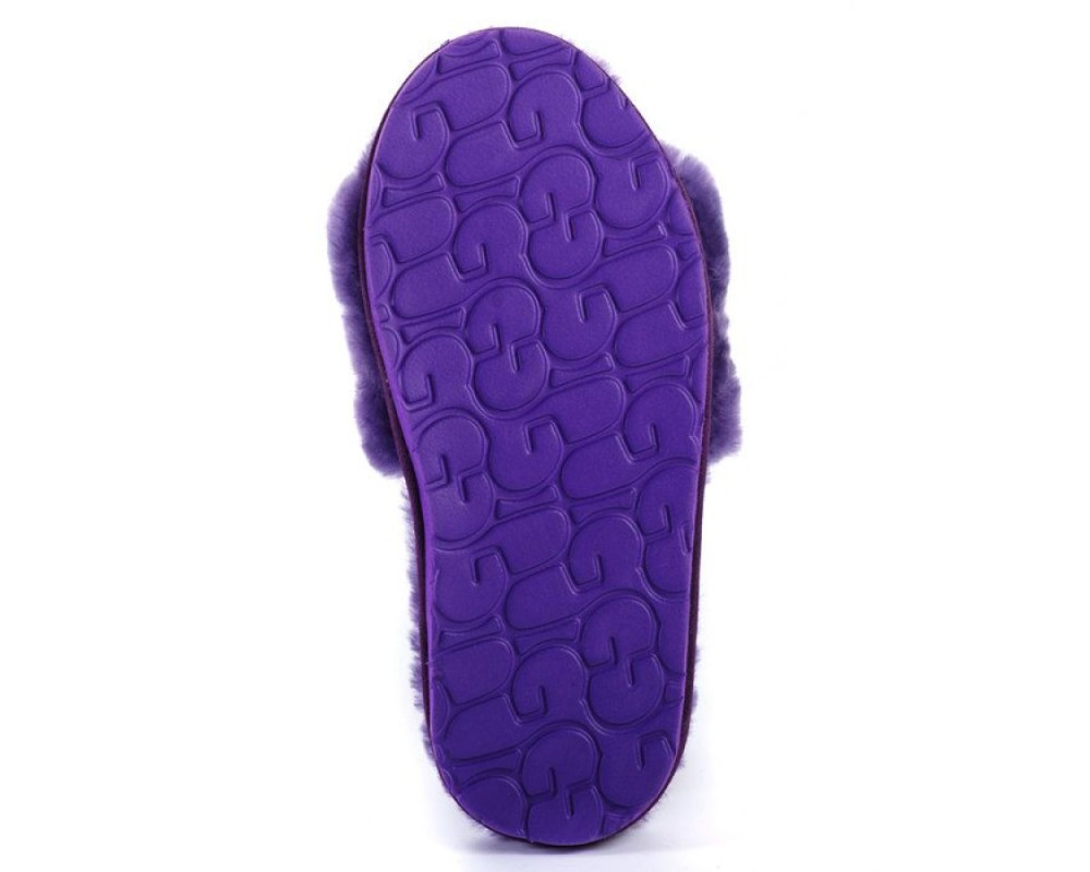 Купить UGG Fluff Slide Slippers Purple