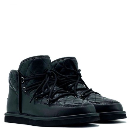 UGG Lodge Mini Leather Black