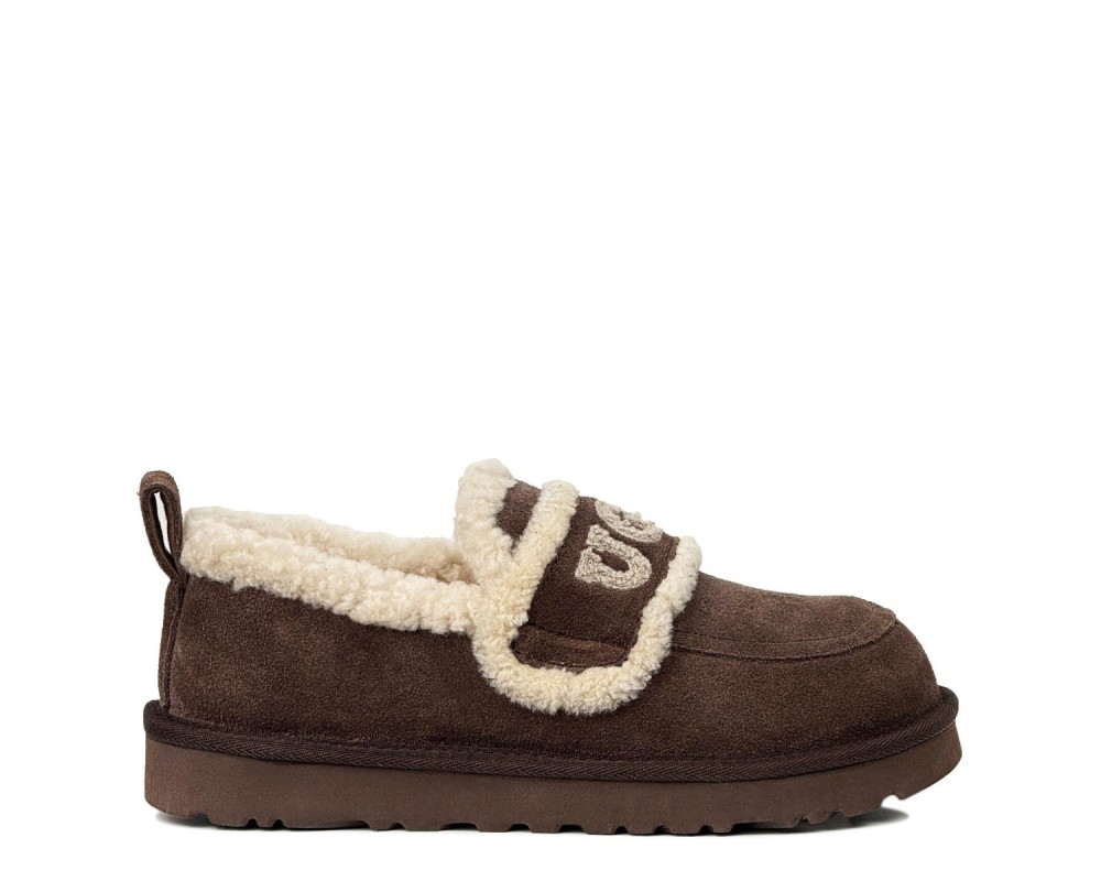 Купить UGG Classic Fat Ding Slip On Chocolate