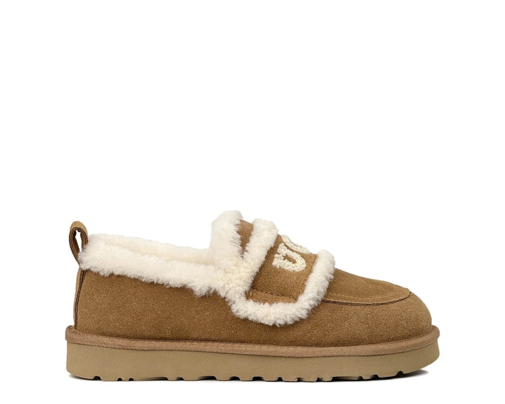 Купить UGG Classic Fat Ding Slip On Chestnut