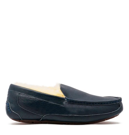 UGG Mens Ascot Leather Navy