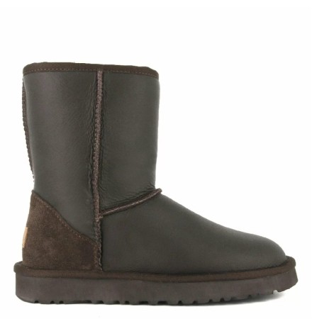 UGG Mens Classic Short Metallic Chocolate