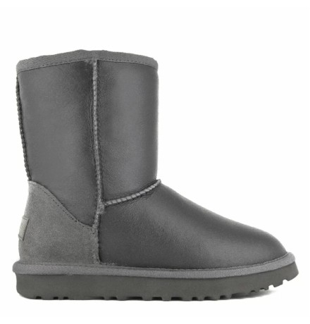 UGG Mens Classic Short Metallic Grey