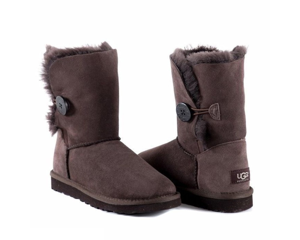 Купить UGG Bailey Button II Chocolate