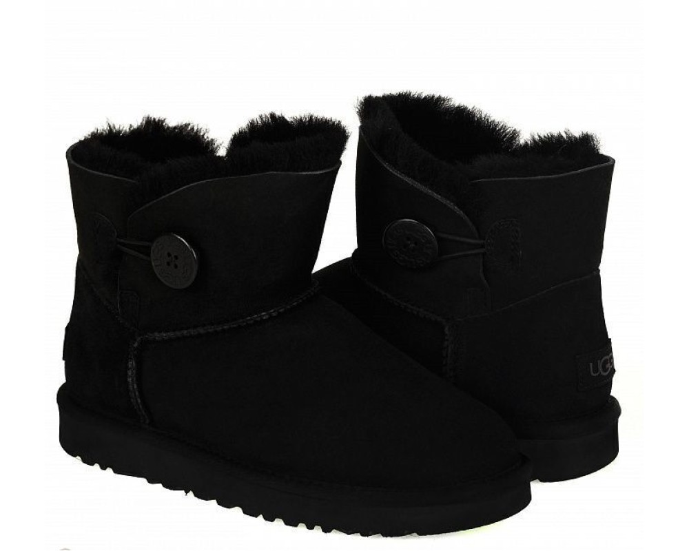 Купить UGG Mini Bailey Button II Black