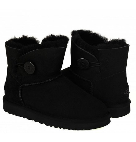 UGG Mini Bailey Button II Black