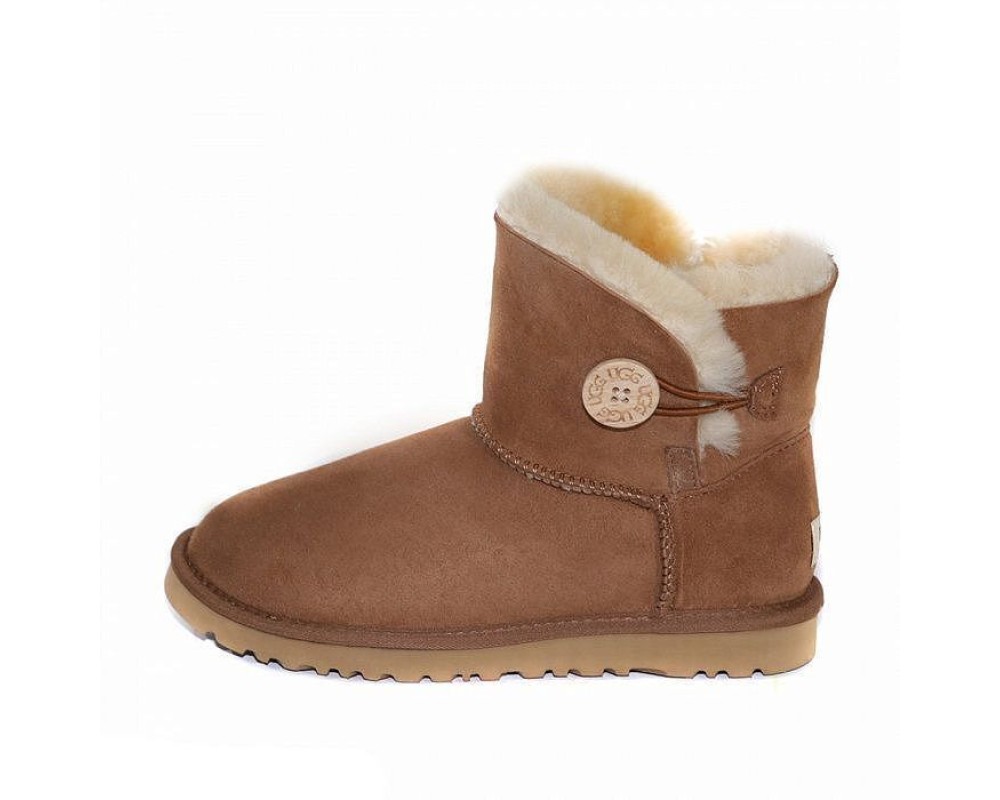 Купить UGG Mini Bailey Button II Chestnut