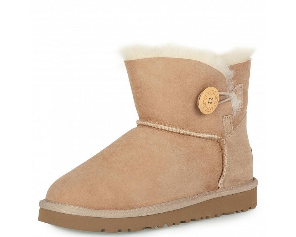 Купить UGG Mini Bailey Button II Sand
