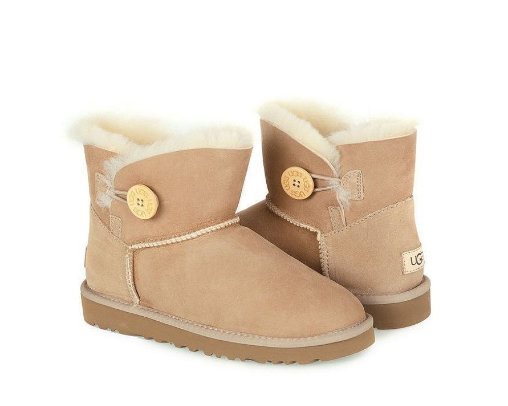 Купить UGG Mini Bailey Button II Sand