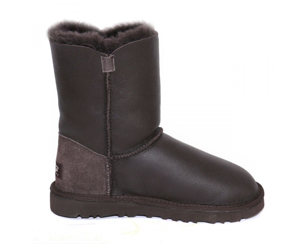 Купить UGG Bailey Button Metallic Chocolate